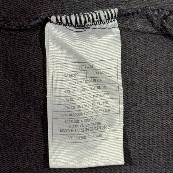 Vintage Nike Center Check Chicago Bulls 90s XL Team Jersey Black/White - Picture 8 of 11